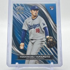 2024 Topps Chrome Black Yoshinobu Yamamoto Rookie Card RC Limited to 75 copies