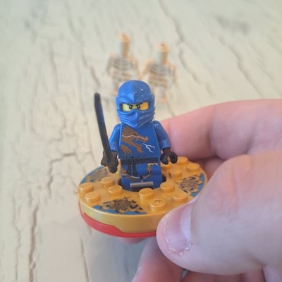 LEGO Ninjago Jay DX njo0016 No Cracks w/ Spinner & 2 Target Dummy