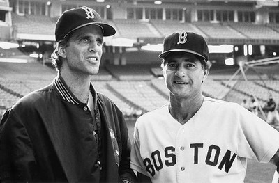 Ted Danson as Sam Malone Carl Yastrzemski as himself TV Old Photo 1