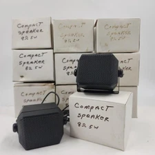 Lot of 12 Mini SH2P4 Mobile Extension Speaker -Great For CB's & Shortwave Radios