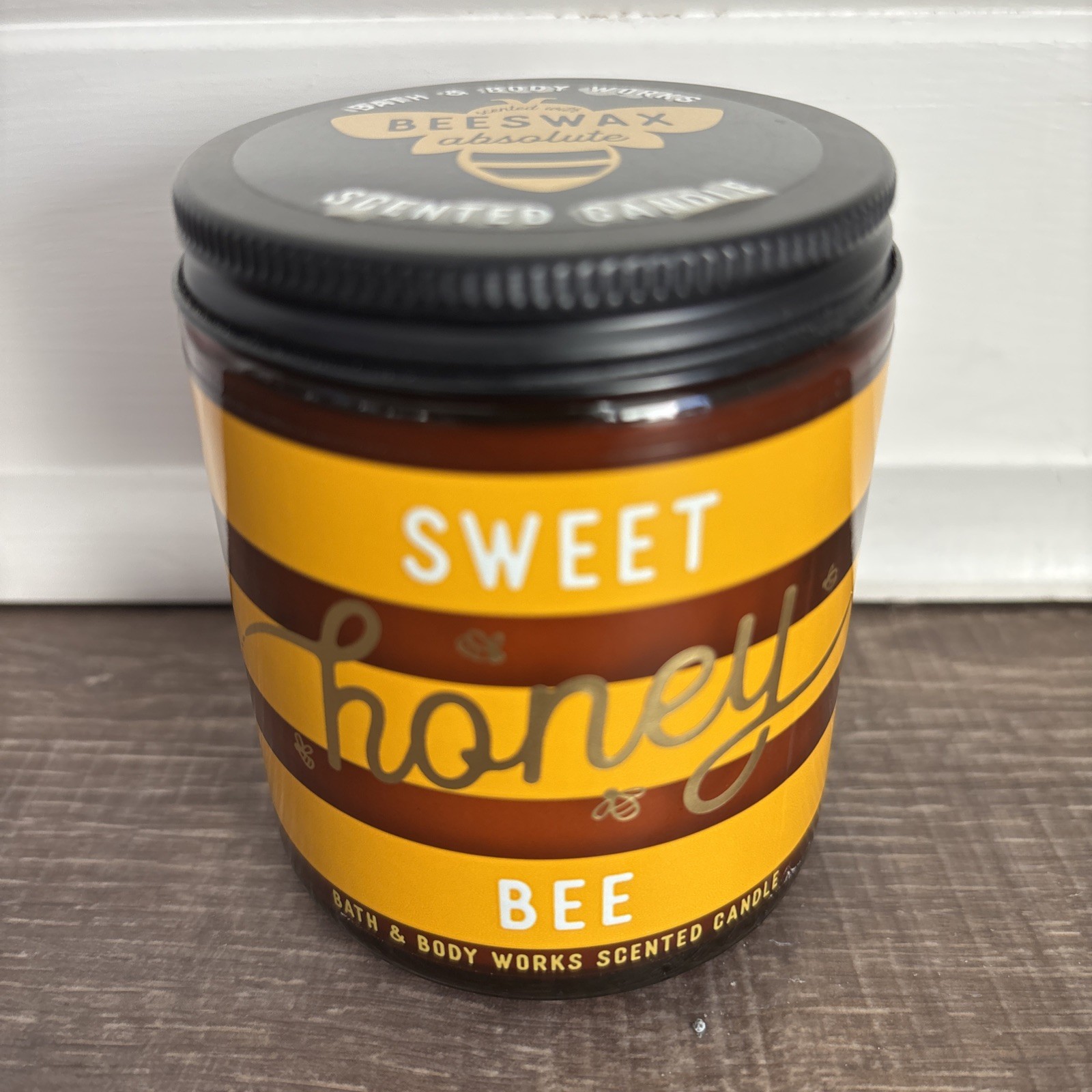 NEW Sweet Honey Bee Bath And Body Works Beeswax Absolute Can