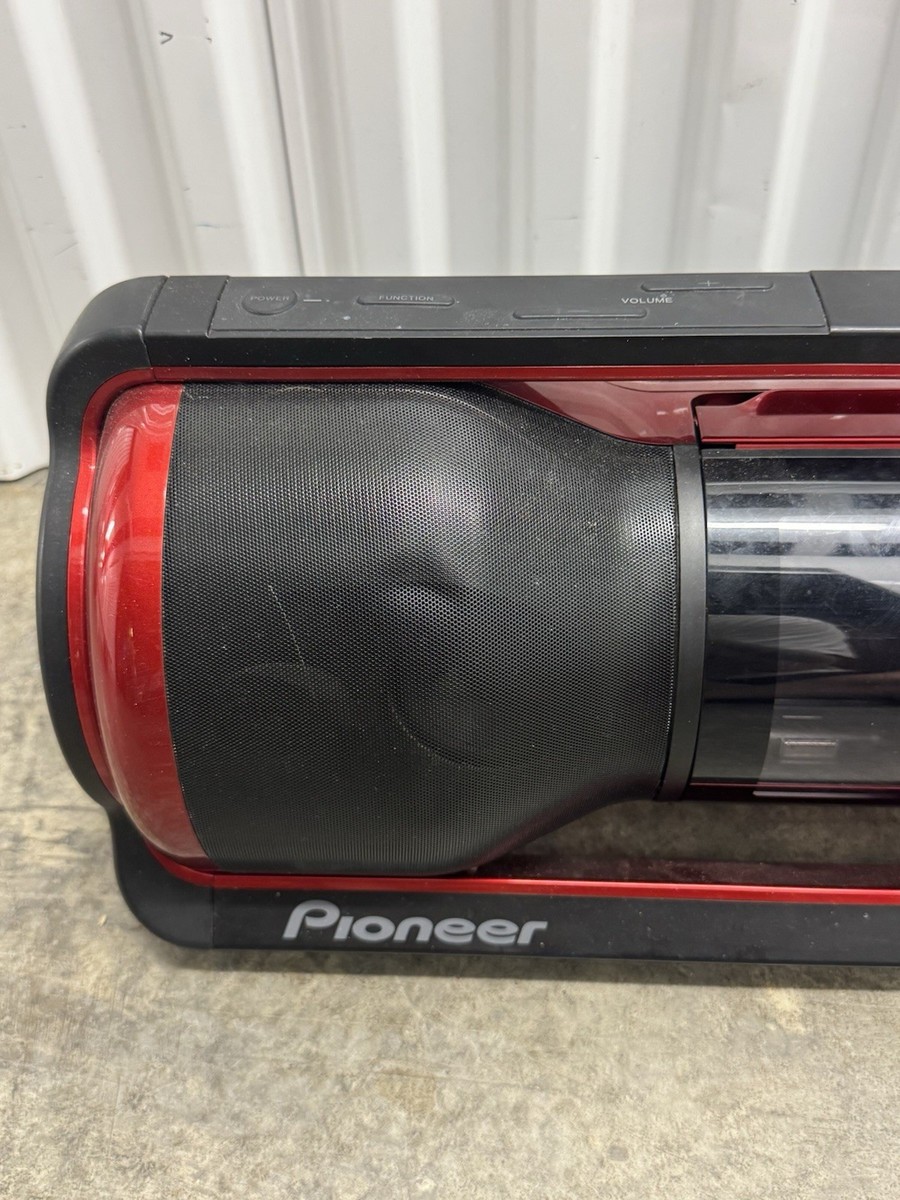 Pioneer STZ-D10Z-R Bluetooth Portable Music System Speaker Bass