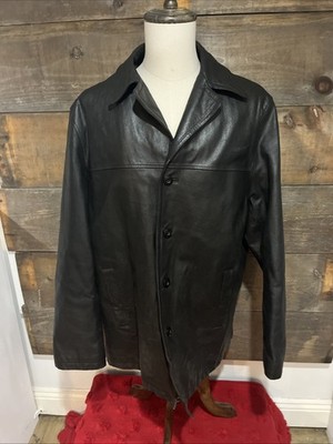 Wilsons Leather Black Jacket Removable 3M Thinsulate Liner Big & Tall 2XLT