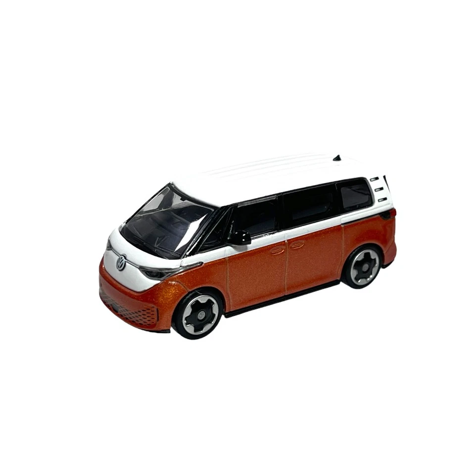 Modellino Auto Mini GT 1/64 Volkswagen ID. Buzz Candy White Energetic Orange - Immagine 2 di 4