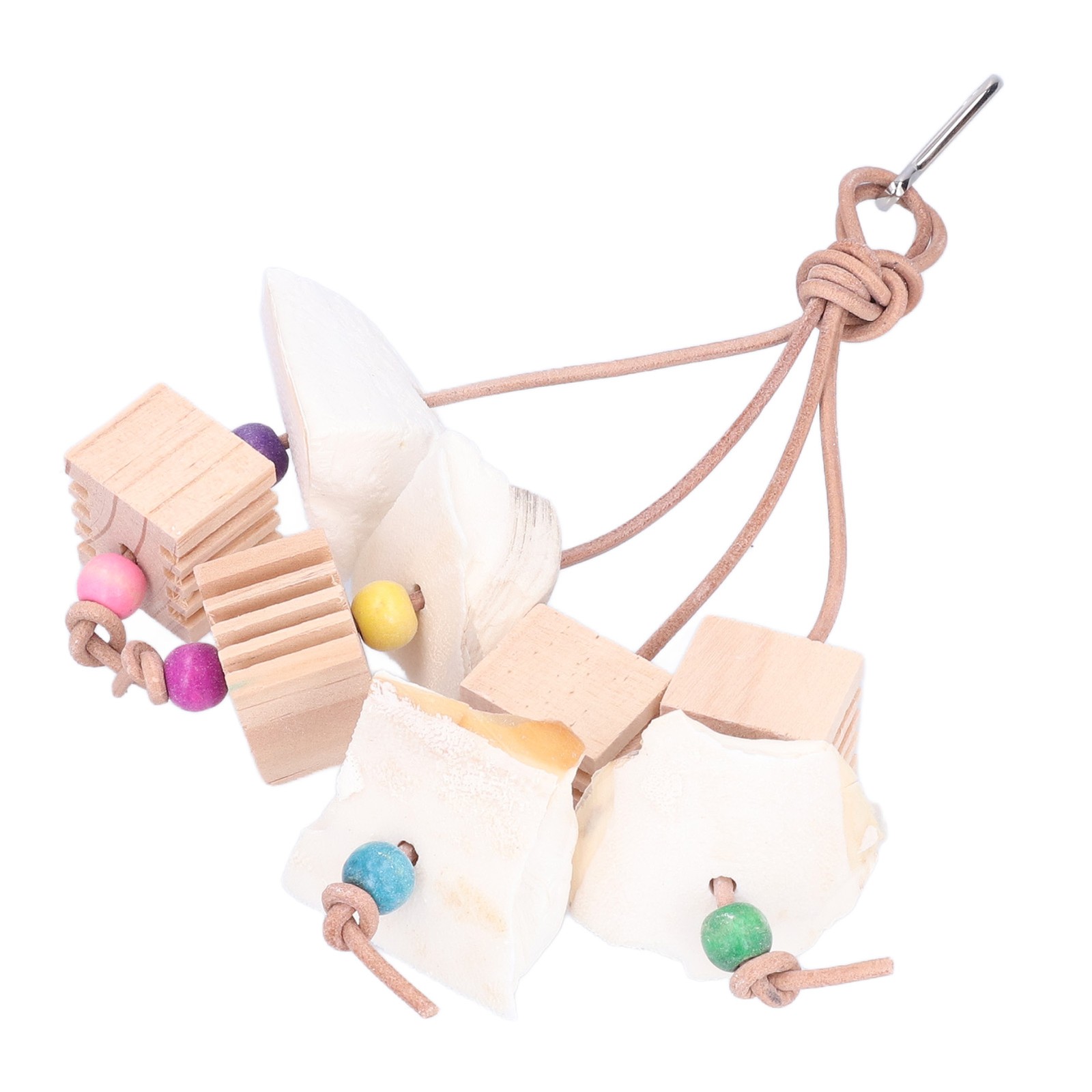 Chewing Toy Natural Wood Cuttlefish Bone Hanging Bird Teeth Grindin Part.