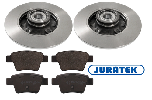 FOR PEUGEOT 308 1.6 HDi 93BHP FRONT AND REAR PREMIUM BRAKE DISCS PADS