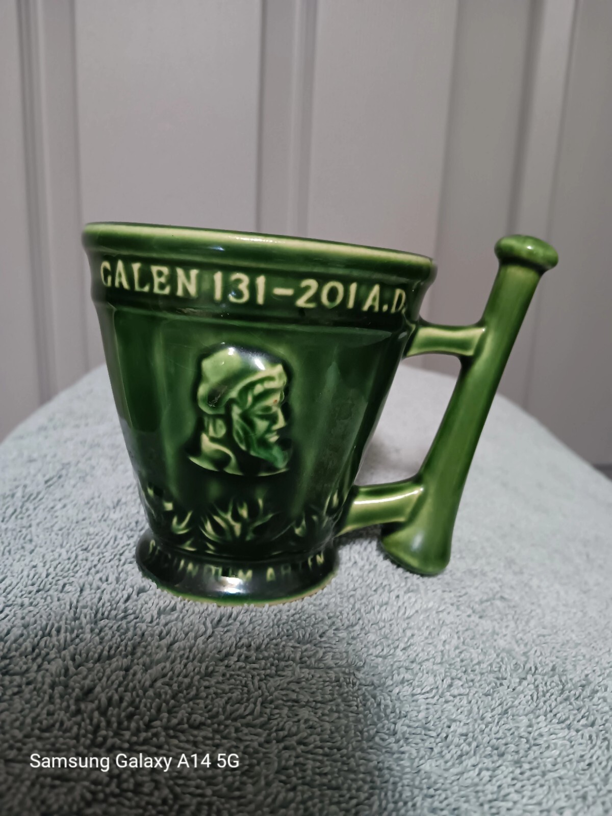 1960's Rare Advertisting Ceramic Mug For Schering Pharmacecticals To Promote...