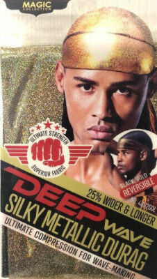Durag Magic Collection Deep Wave Silky Metallic Bandana kopftuch