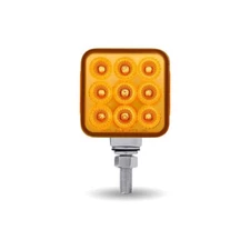 TLED-DS3X1   Amber/Red Stop, Turn & Tail 3″ Mini Double Face Round Reflector L