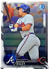2016 Bowman Draft Chrome Austin Riley Rookie RC #BDC-165 Atlanta Braves A15