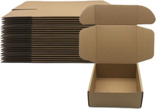Cajas De Envio De 7 X 6 X 3 Pulgadas Paquete 25 Cajas De Carton Corrugado Marron