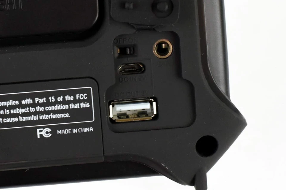 Radio de alerta meteorológica Kaito KA500L emergencia AM/FM/SW NOAA con linterna negra Foto 4 de 4