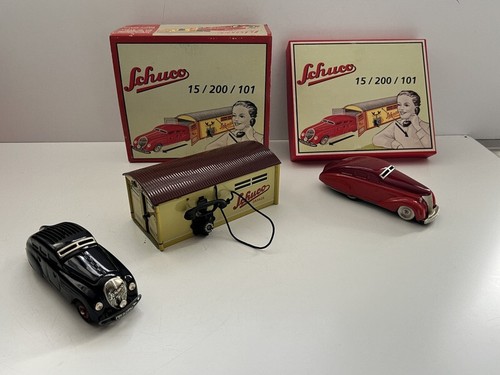 Schuco Garage mit Kommando und Wendeauto Vitrinenstück im orig. Karton - Bild 4 von 7