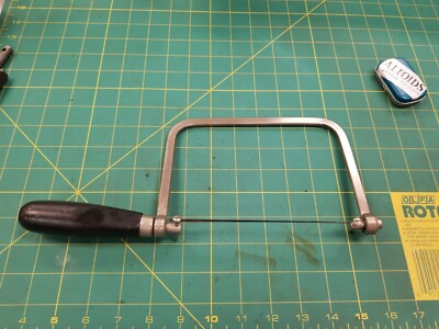 Vintage Robert Larson Wooden Handle Coping Saw