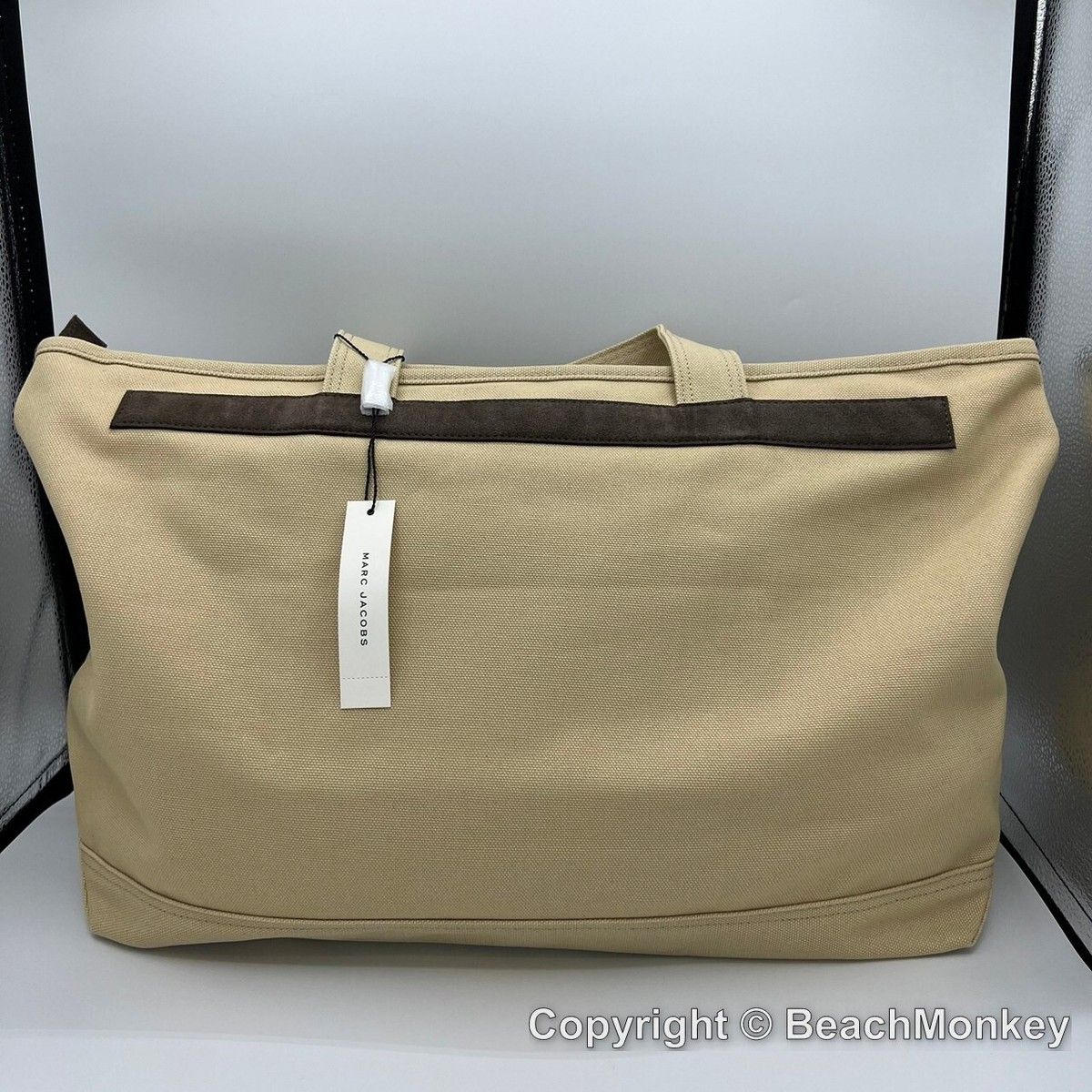 NWT MARC JACOBS NY UNIVERSITY CANVAS TOTE BAG OAT M0016404 275 