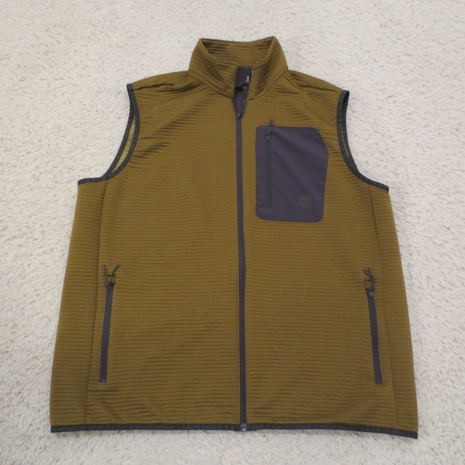Alaskan Hardgear Vest Mens Large Brown Outdoor Hiking Climbing Camping Casual
