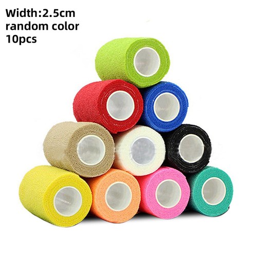 10 Rolls Cohesive Elastic Bandage Self Adhesive Wrist Ankle Gauze Tape Vet Wrap - Picture 17 of 20