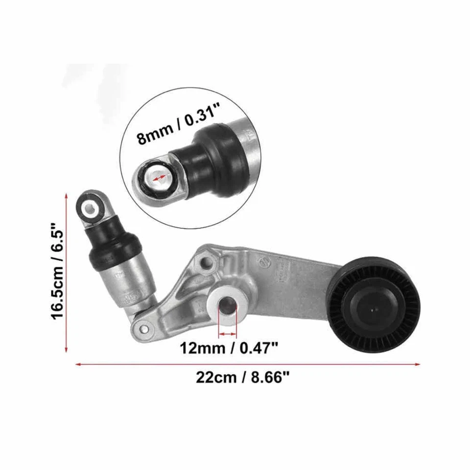 OEM Belt Tensioner 1662022012 for Chevrolet Prizm Pontiac Vibe Toyota Corolla — 第 2/3 张图片