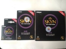 Lifestyles Skyn Elite Non Latex Condoms Retail Box Ultra Thin Soft Lubricated