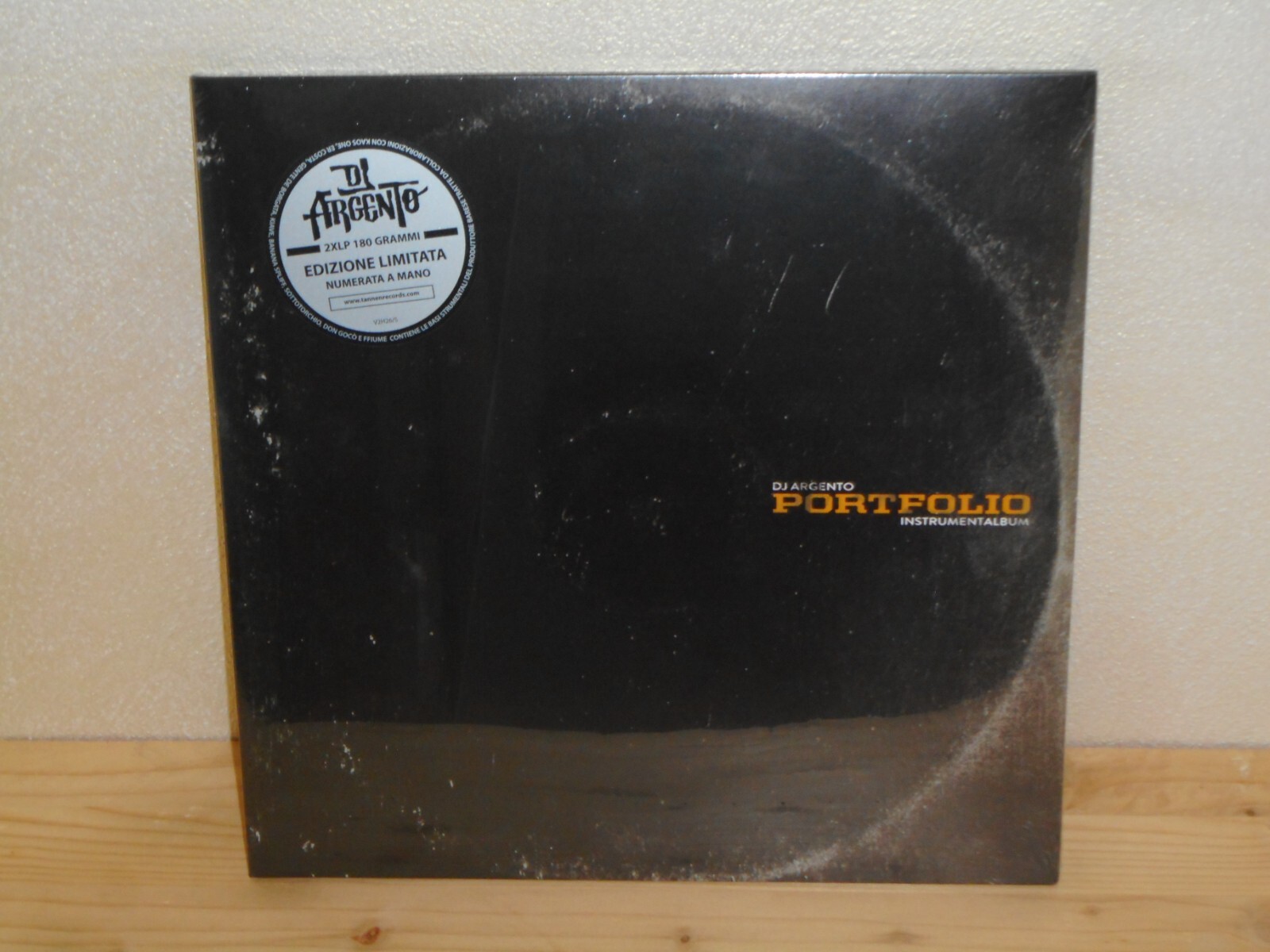2LP DJ ARGENTO Portfolio Instrumentalbum (Tannen/Doppia H 2018) hip hop SEALED!