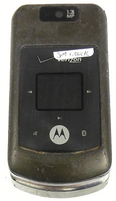 Motorola MOTO W755 - Slate Black ( Verizon ) Cellular Flip Phone