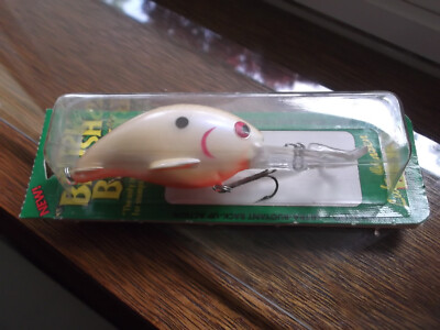 Hard to Find Older USA Pre Rapala Luhr Jensen Brush Baby 1/2 oz Ivory Shad