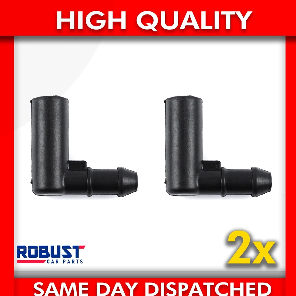 2X WINDSCREEN WASHER HOSE CONNECTOR FOR VAUXHALL ASTRA H 13257350 (2004-2010) - Image 2 of 4