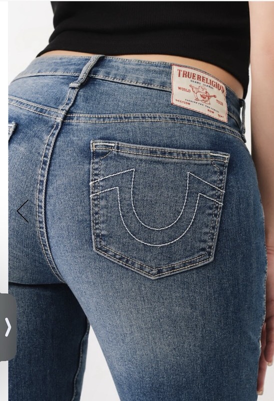TRUE RELIGION JENNIE MID RISE SKINNY WOMEN’S JEAN 24x29 BLUE NWT $159