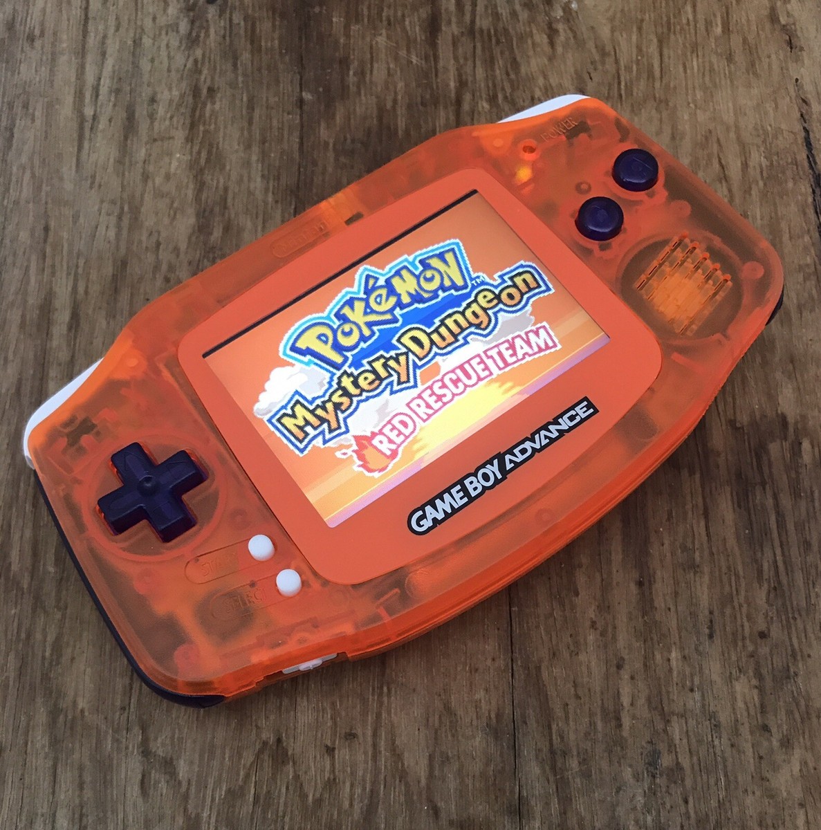 Nintendo Game Boy Advance オレンジ Nintendo Gameboy Advance Orange Purple GBA AGS-101 Handheld