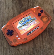 Nintendo Gameboy Advance Orange Purple GBA AGS-101 Handheld Console BACKLIT IPS