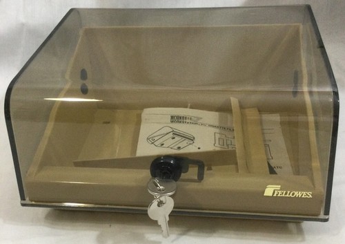 Vtg Fellowes 60 3.5" Floppy Disk Diskettes LockinG Filing Tray Storage #90365 - Picture 6 of 6