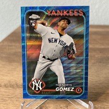2024 Topps Chrome - Blue Wave Refractor #160 Yoendrys Gomez /75 (RC)