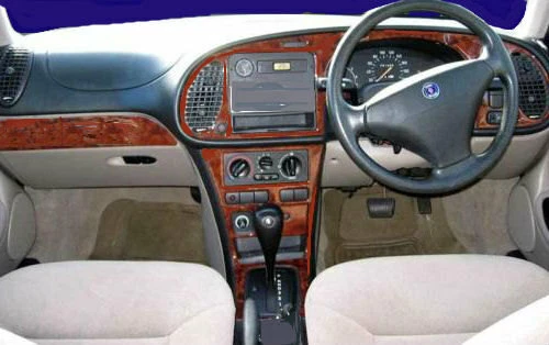 Juego de molduras de tablero LHD RHD SAAB 9000 Fit 1994-1998 interior madera carbono aluminio Foto 3 de 4