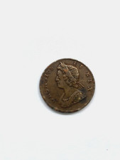 1730 HALF PENNY coin George II (1727 - 1760)  Coin Britannia reverse