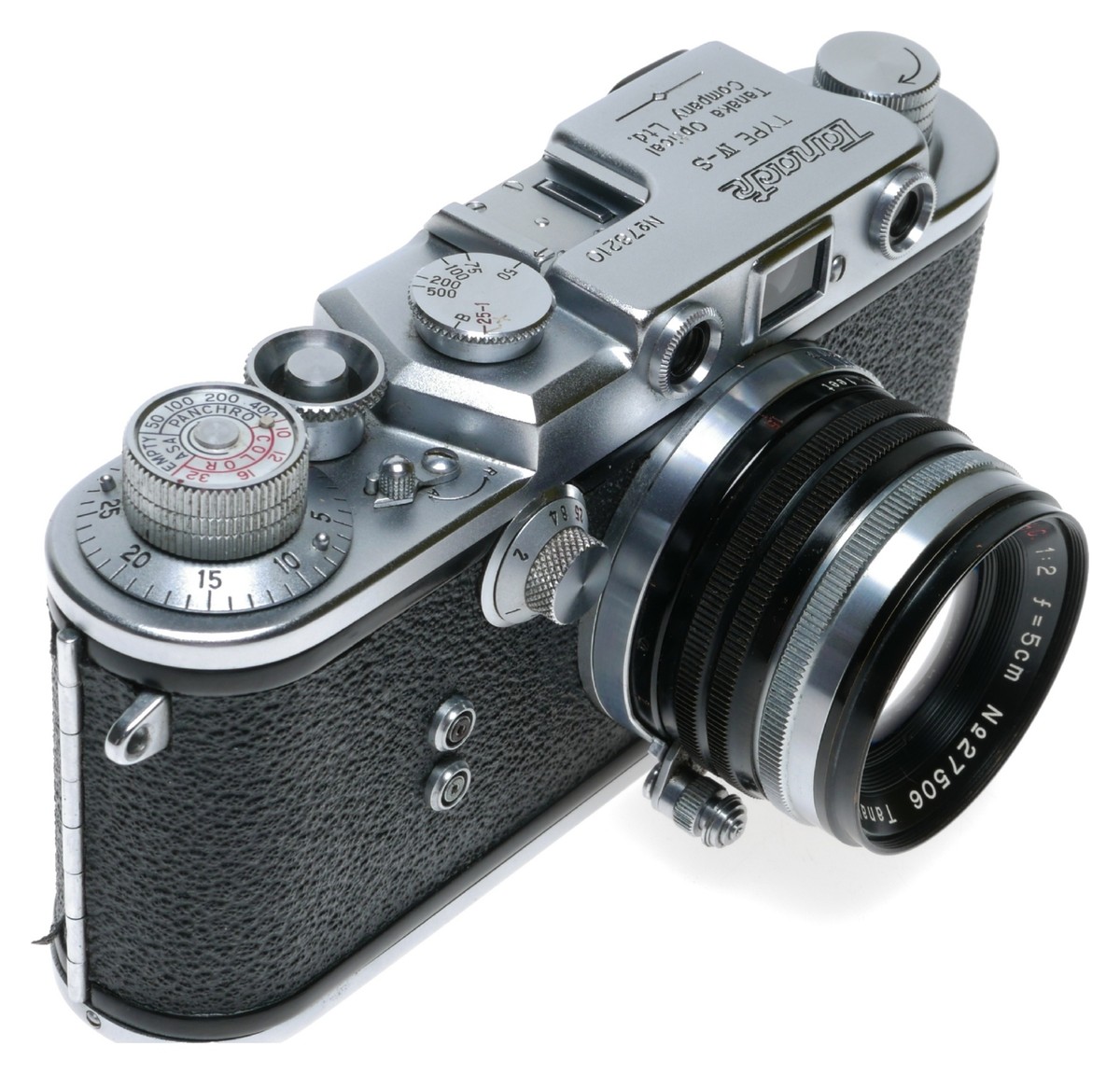 Tanack Type IV-S Rangefinder Camera Tanar H.C. 1:2 f=5cm Lens