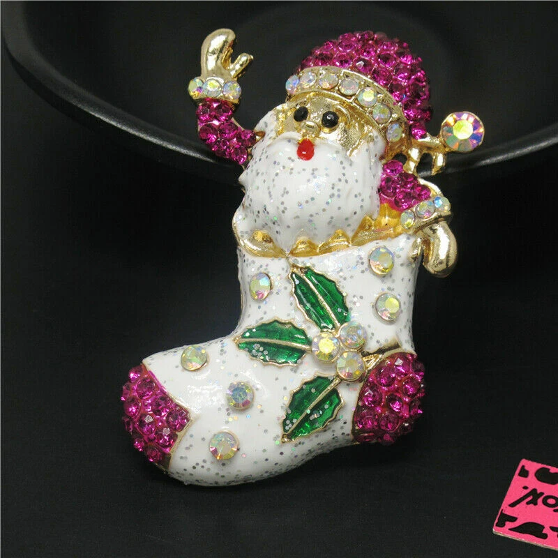 COLGANTE/BOLSO DE MANO BETSEY JOHNSON ZAFIRO CEREZA WAVING SANTA Foto 2 de 4