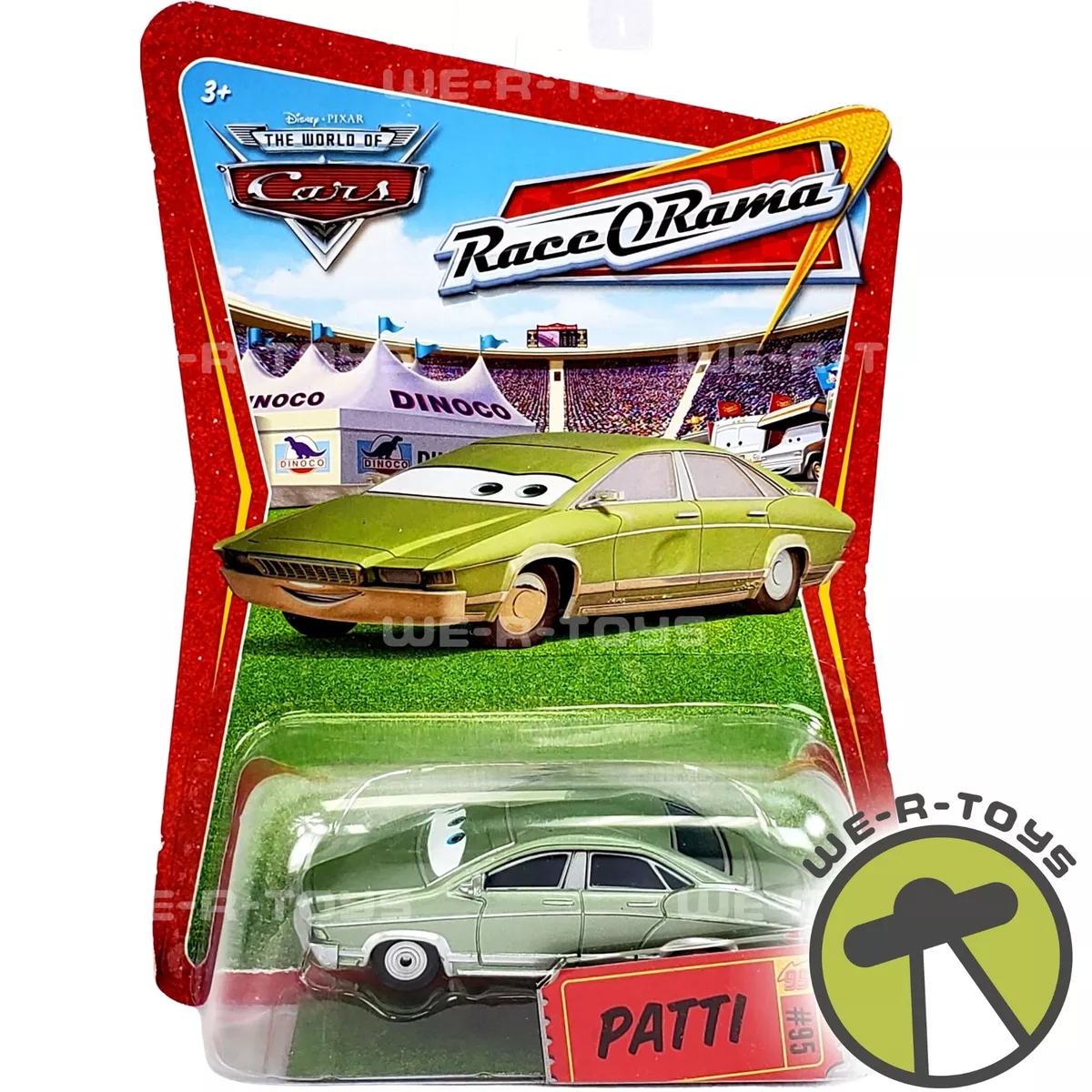 The World of Cars Race O Rama Patti 2009 Disney Pixar M5440 NRFB - We-R-Toys