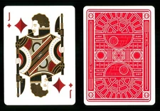 Playing card Star Wars Dark Side Red Lando Calrissian - Jack of Diamonds ZT 24