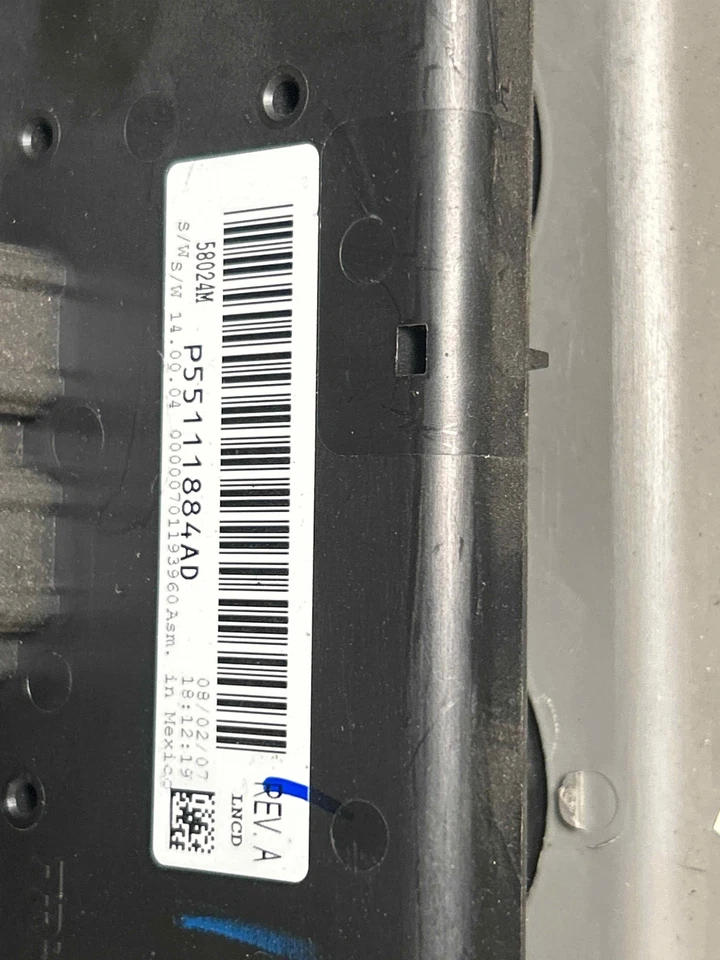 Fits 2008-09 DODGE NITRO Heater A/c Control OEM:55111816AD — 第 4/4 张图片