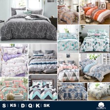 2026 New All Size Bed Doona Quilt Duvet Cover Set 100% Cotton Premium Bedding