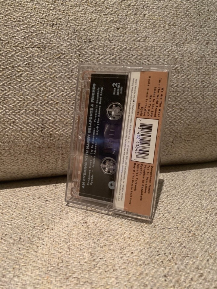 Harry Belafonte RARE NOT ON DISCOGS! Cassette Day O Banana Boat Song