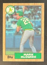 20% off⚾(pick) MARK McGWIRE Topps 1987-98 varieties, Athletics/ Cardinals🟢🟡