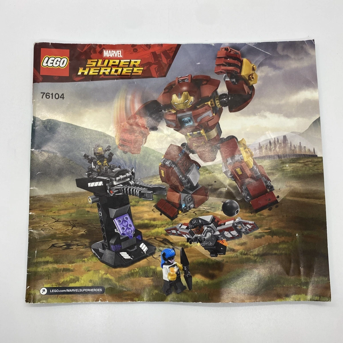 Marvel Super Heroes Book # 76104 Hulkbuster - Manual Only | eBay