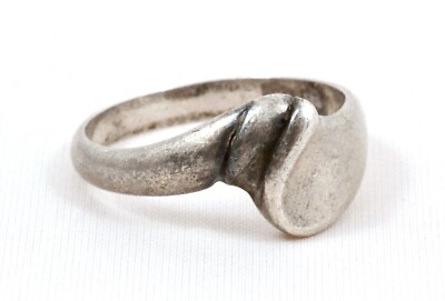 Exklusiver Designer Ring 925 Silber Dänemark Modernist 70s danish Design RG 56