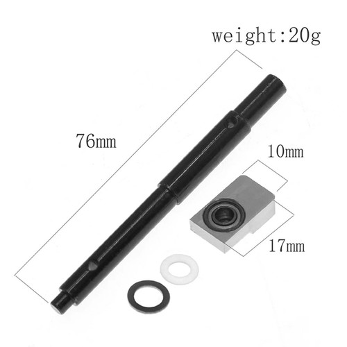 Mid Carbon Steel Main Gear Shaft Parts For TRAXXAS 1/5 X-MAXX 8S XRT RC Car - Picture 4 of 7