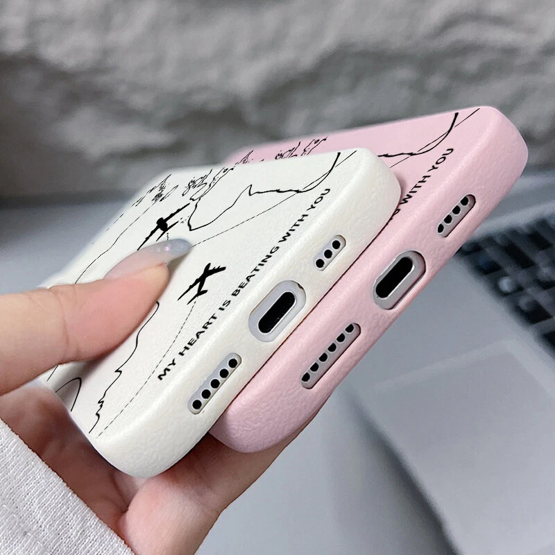 Phone Case For iPhone 16 15 Pro Max 14 13 12 11 Plane Silicone TPU Soft Cover