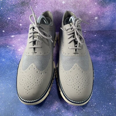 Cole Haan Zerogrand Wingtip Oxford Dress Shoes Ivory Barley  display picture 1
