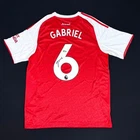 Gabriel Magalhães Signed Arsenal Authentic Adidas Soccer Jersey BAS Beckett Auto
