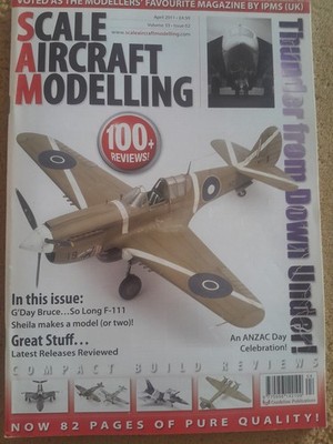 SCALE AIRCRAFT MODELLING Magazine April  2011 Vol 33 issue 2 Rare 