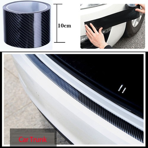 10ft Car Door Protector Sill Scuff Cover Sticker Antiscratch Carbon Fiber Strip